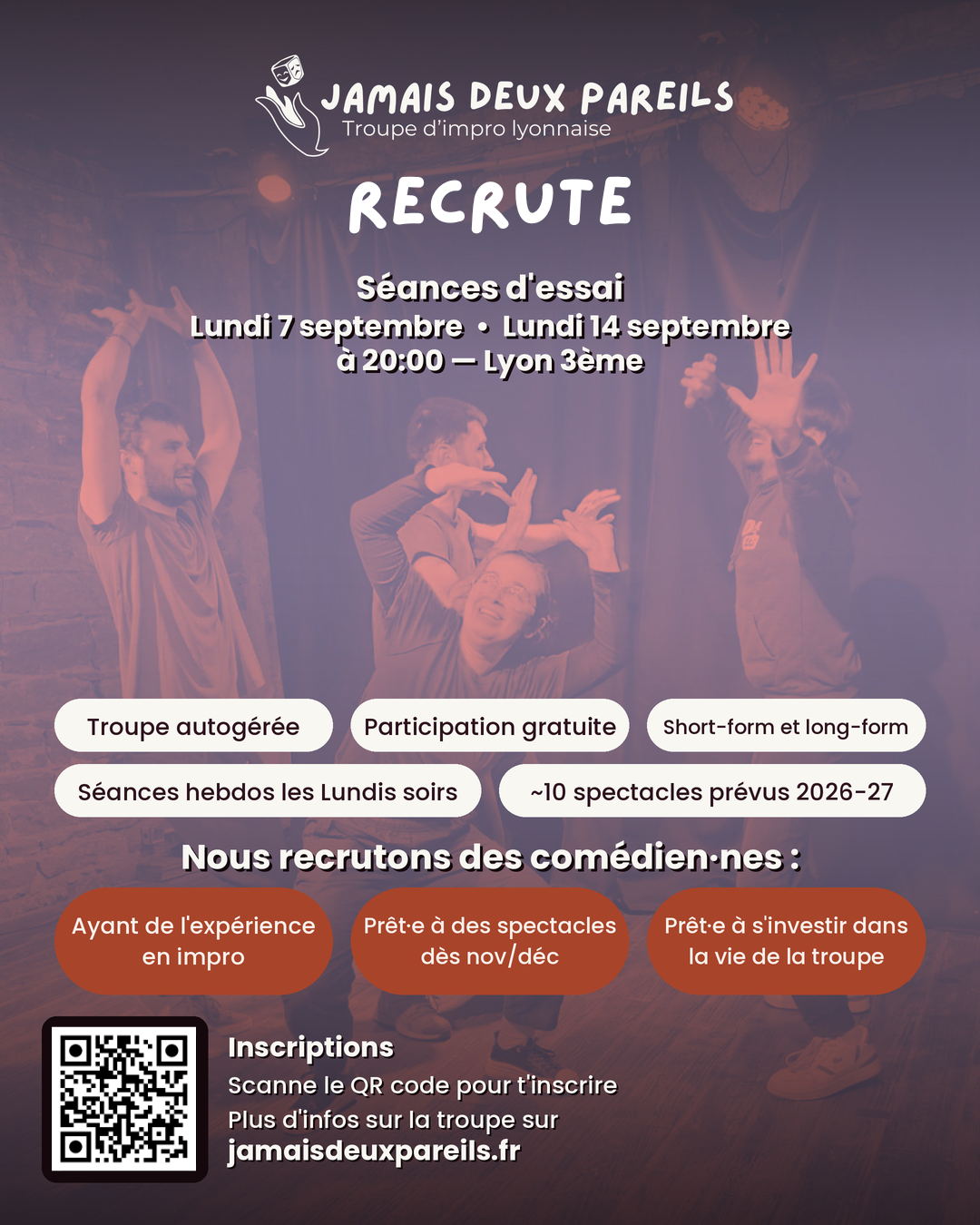 Affiche du spectacle